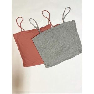 Two spaghetti strap cami’s